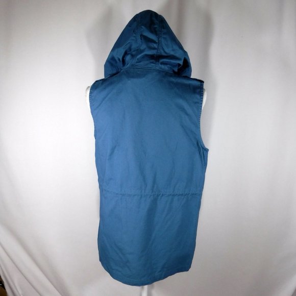 Zenana Outfitters Vest Size Medium Hood Cargo - Picture 4 of 10